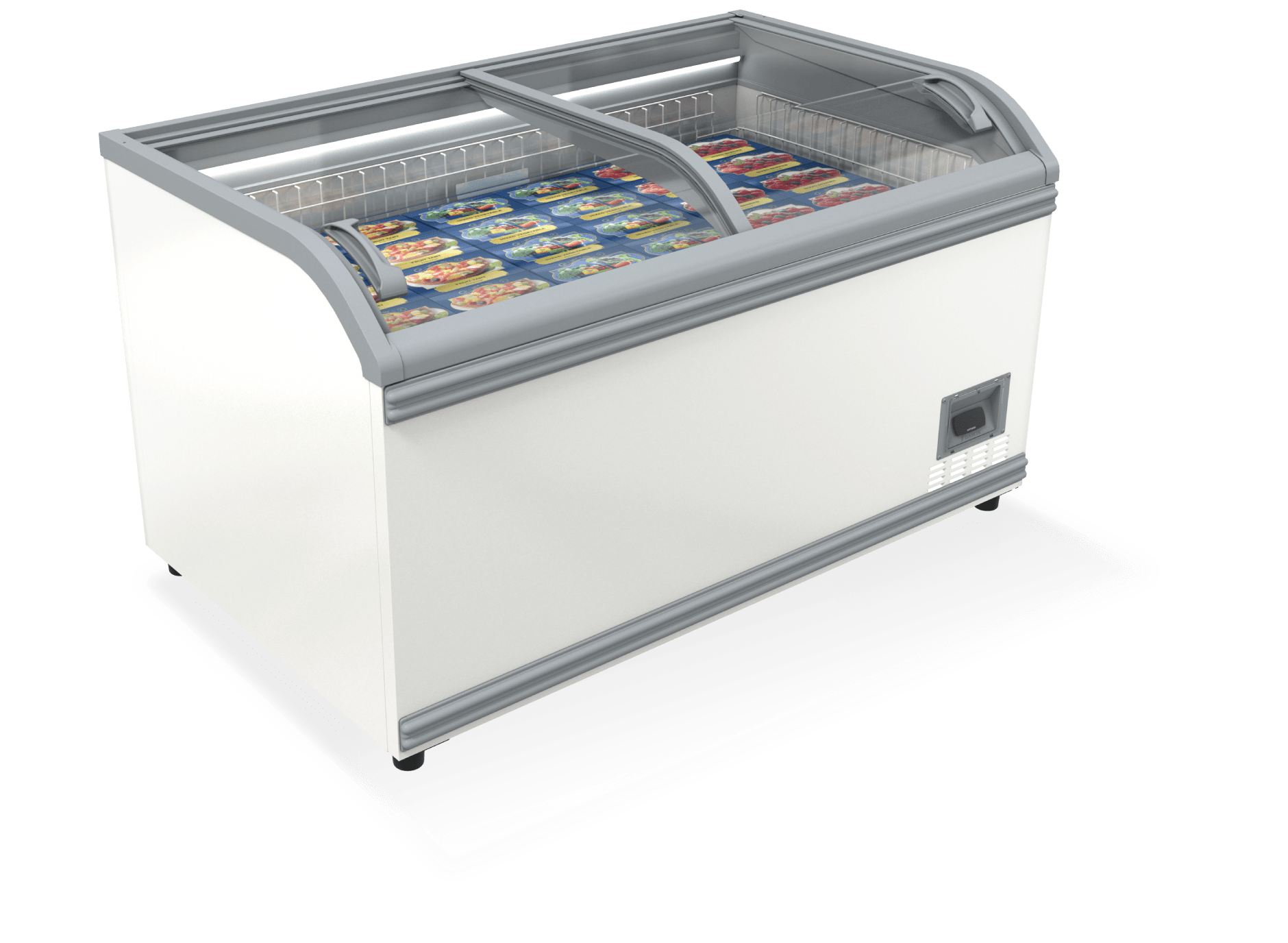 冷凍プラグインショーケース | 中温用エアコン・冷凍冷蔵ユニット